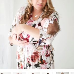 Mommy & Me robe & swaddle set